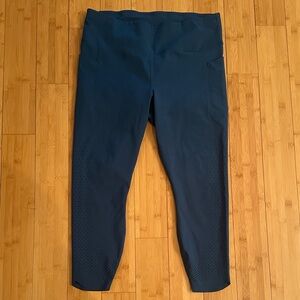 Active Life Women's Teal Leggings with Side Pockets